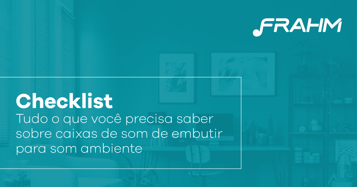 Caixas de som de embutir para som ambiente: conheça os modelos
